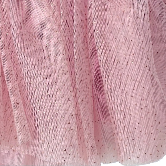 092 The Children's Place Pink Tulle Dress with Vest - Picture 8 of 9